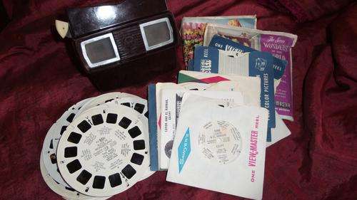 Bakelite Viewmaster with discs