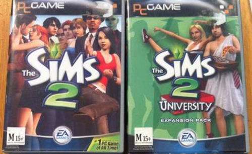 The Sims 2 Original Game PLUS University Expansion Pack (PC)
