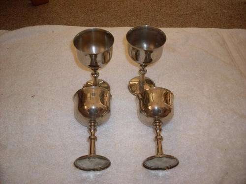 siver plated tumblers