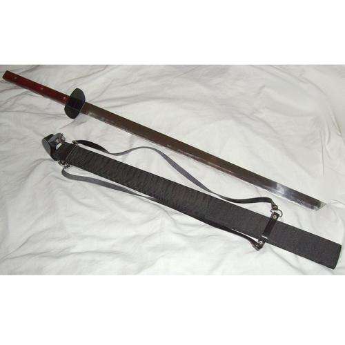 Hand Crafted Japanese Style Straight Edge Blunt Ninja Sword (95cm Long)