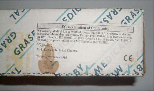 ec declaration of conformity