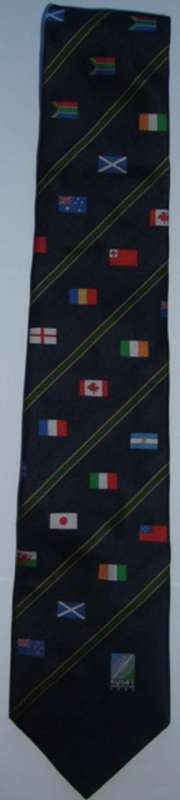 Rugby World Cup 1995 Flags Tie