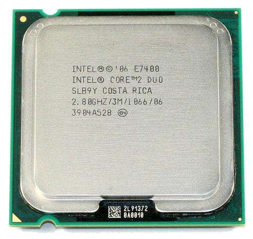 Intel Core 2 Duo E7400 CPU Processor (3M Cache, 2.80 GHz, 1066 MHz FSB, SLB9Y)
