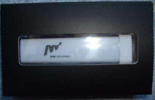 Small Mobile Phone Powerbank/Lithium Battery (with black pouch & cable)