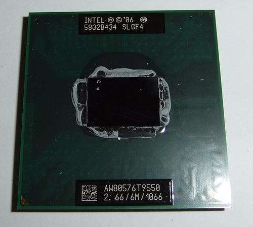 Intel T9550 Core 2 Duo Laptop Processor (2.66 GHz, 6M Cache, 1066 MHz FSB, Socket P CPU, SLGE4)