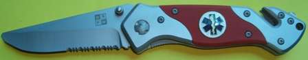 Paremedic medic rescue emergency knife red silver smooth serrated blade medical stainlkess steel dual pocket   folded fold aluminium habndle logo life seatbelt cutter cut glass breaker liner lock clip metal accesories   accessories camping travel hiking outdoors health gift present birthday anniversary christmas valentinesday   fathersday holiday new year safety gear bid buy now must have collect collectable collection cheap bargain   low price sale clearance stock last only crazy tuesday wacky wednesday snap friday weekend special auction