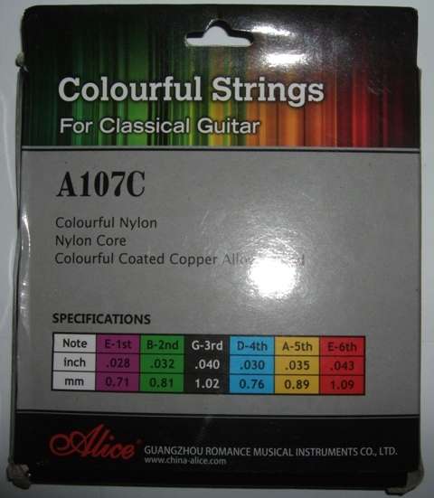 Colourful Professional Guitar music musical instrument accessory accessories notes strings classic new nylon core coated copper alloy wound box popular closing soon bid buy now must have gift present birthday anniversary christmas valentines holiday new years fathersday son band playing play bargain sale low price cheap wacky wednesday crazy tuesday snap friday special weekend auction collect collection collector edition