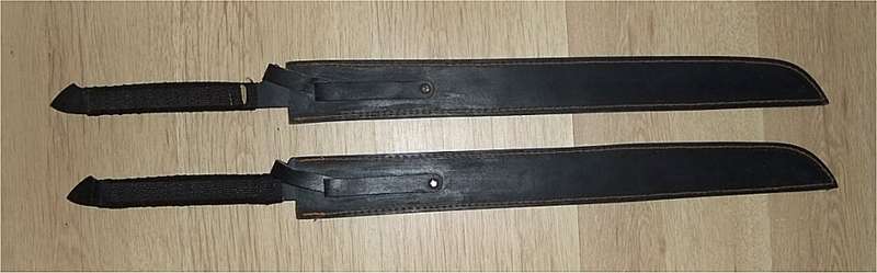 sheathed back