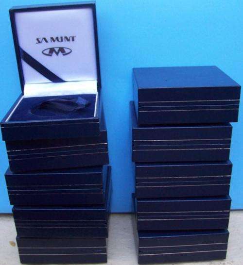10 x SA Mint Coin Boxes