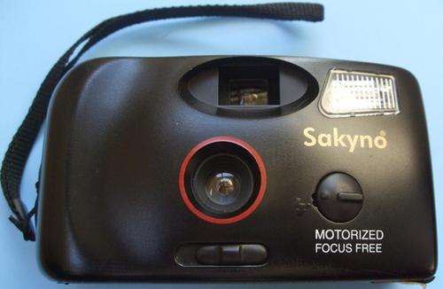 Sakyno motorised focus free Camera black leather pouch Well preserved antique Camera, rare collectable  rare scarce unique very difficult to find amazing quality top notch film working order condition nice stunning codak nikon fuji fujifilm antiquated collectible collectable unusual odd film motorized automatic digital manual polaroid history historical value valuable museum art collection photo photography angle perspective concept photos pic pictures print graphic graphics scrap book scrapbook dtp bargain must have low price closing soon cheap red hot ideal auction nice stunning amazing excellent exceptional wow authentic brand name genuine film take 
