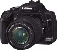 Canon 400d SLR with 18-55mm lens + Battery Grip