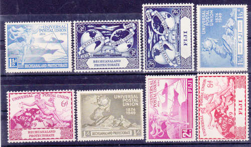 Two mint UPU sets, Fiji and Bechuanaland,  view scan.