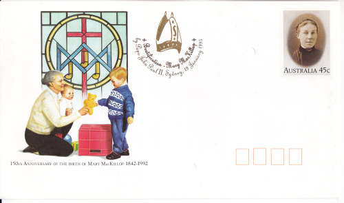 AUSTRALIA, 1995. ANNIV of MARY MACKILLOP, FDC, view scans