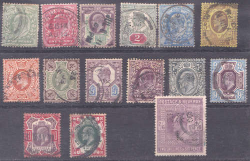 Great Britain - 1902 King Edward to the 2/6, CV +- R 4800.00 View scans and read below