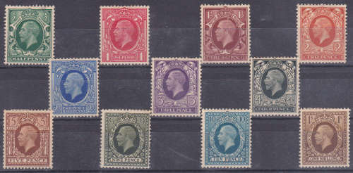 ENGLAND 1934-36, FULL COLOUR IN OVAL, set to 1/-, MH, CV+/- R 990.00 view scans