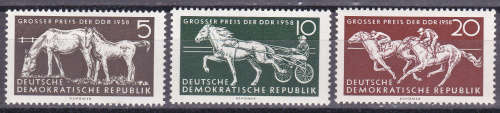 GERMANY DDR 1958, July 22, East German Derby. CV +-R51.00, view scans