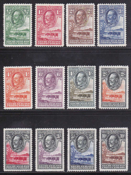 BECHUANALAND 1932, 12 Dec. Postage Revenue issue KGV..BARGAIN --CV R13,025.00 view scans, read below