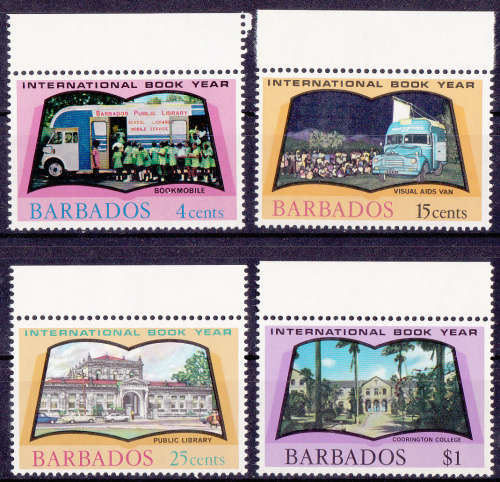 BARBADOS 1972, 31 Oct. International Book Year, set, MNH, CV +/-R  50.00 view scans