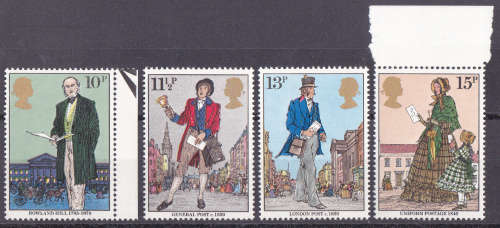ENGLAND 1979, 22 Aug. 100th Anniv Death of Sir Rowland Hill, set, MNH, CV +/-R 15.00 view scans