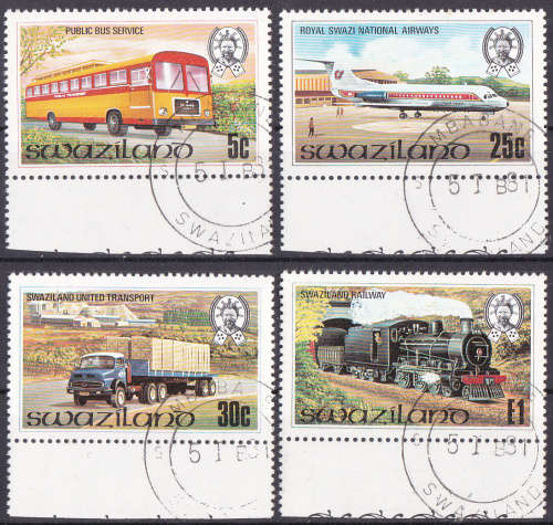 SWAZILAND 1981, 5 Jan. Means of Transportation, set, UNH, CV +/-R 60.00 view scans