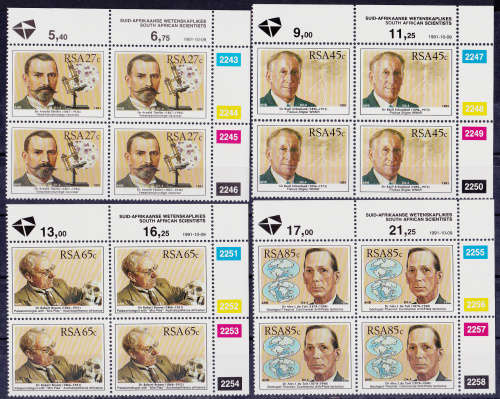 R.S.A. 1991, 9 Oct.  South African Scientists.  CV R 52.00 view scans