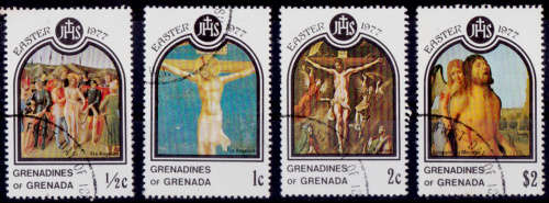 GRENADINES OF GRENADA 1977, 5 July. Easter Paintings, short set, UNH, CV +/-R 9.00 view scans