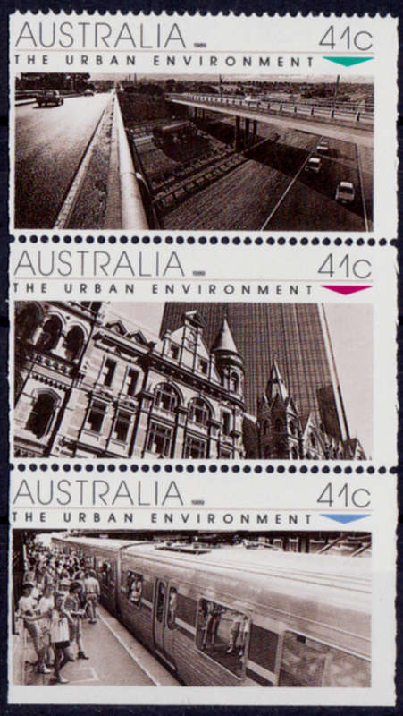AUSTRALIA 1989, 1 Sept. URBAN ENVIRONMENT, set, MH, CV +/-R 40.00 view scans