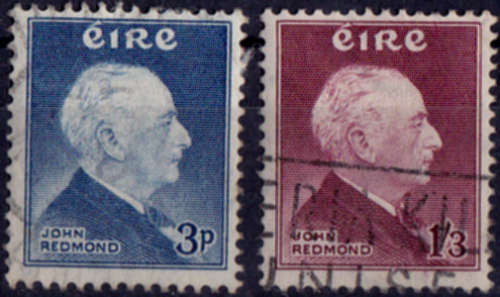 IRELAND 1957, 11 June. 100th ANNIV BIRTH of JOHN REDMOND, set, UH, CV +/- R 245.00 view scans