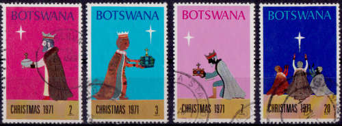BOTSWANA 1971, 11 Nov. CHRISTMAS, set, UH, CV +/- R 25.00 view scans