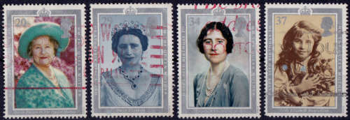 ENGLAND 1990, 2 Aug. 90th ANNIV BIRTH of QUEEN MOTHER ELIZABETH, set, UNH, CV +/-R 70.00 view scans