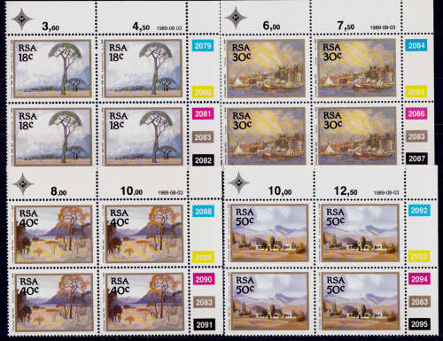 RSA 1989, 3 August. Paintings by Jacob Hendrik Pierneef, CV 40.00 view scans