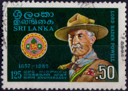 SRI LANKA 1982, 24 May. 125th Anniv Birth Lord Baden-Powell, single, UNH, CV +/-R 23.50 view scans