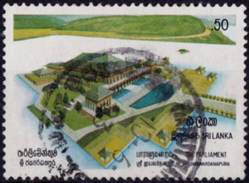 SRI LANKA 1982, 29 Apr. Opening of Parliament Bldg Complex, single, UNH, CV +/-R 16.00 view scans