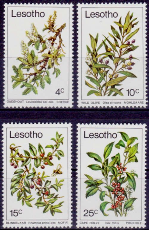 LESOTHO 1979, 26 March. Trees, set, MNH, CV +/-R 28.00 view scans
