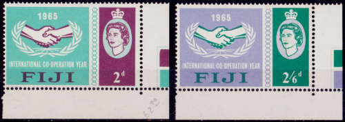 FIJI 1965, 25 Oct. 20th Anniv of I.C.Y., set, MNH, CV+/- R 48.50 view scans