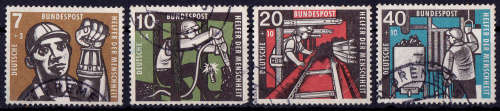 GERMANY 1957, 1 Oct. Helpers of Humanity, set, UNH, CV+/- R 454.00 view scans