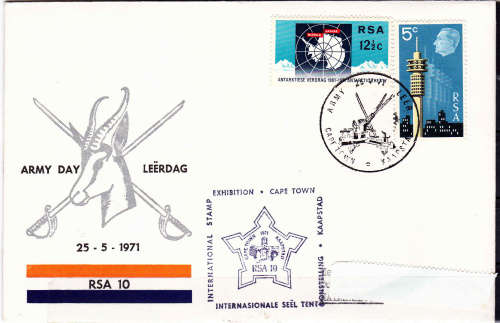 RSA 1971, 25 May. Army Day, RSA 10 - Cover, view scans