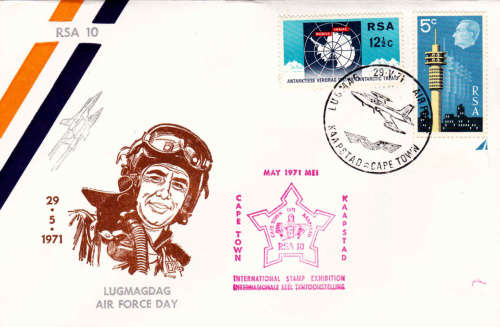 RSA 1971, 29 May. Air Force Day, unaddressed, RSA 10 - Cover, view scans