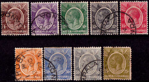 KENYA AND UGANDA 1922, 1 Nov. KGV, set, UH, CV +/-R 805.00 view scans