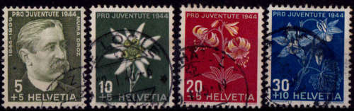 SWITZERLAND 1944, 1 Dec. Pro Juventute, set, UH, CV +/-R 220.00 view scans