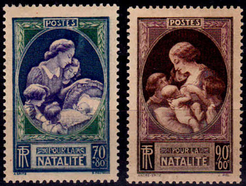 FRANCE 1939, 15 June. Charity Stamp, set, MH, CV +/-R 115.00 view scans