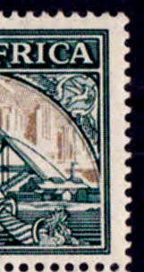 UNION OF SA 1933- 1948, pair, FLAG ON CHIMNEY, MH, CV R 500.00 view scans