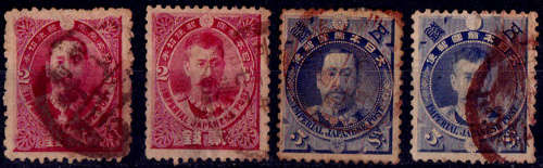 JAPAN 1896, 1 Aug. Victory in Japanese-Chinese War, set, UH, CV +/- R 325.00, view scans
