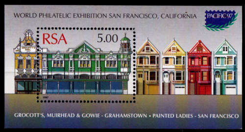 RSA 1997, 29 May, World Philatelic Exhibition, mini sheet, mint, CV R 40.00 view scans