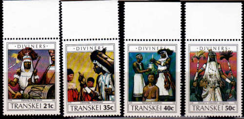 TRANSKEI 1990, 28 June. Diviners of Transkei, set, MNH, CV R 11.50, view scans