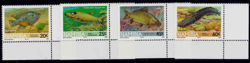 NAMIBIA 1992, 16 April. FRESHWATER ANGLING, set, MNH,  CV  R 22.00, view scans