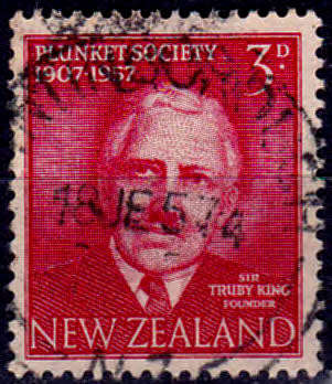NEW ZEALAND 1957, 14 May, 50th Anniv Plunket Society, single, UH, CV R 9.00 view scans