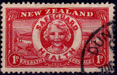 NEW ZEALAND 1936, 2 Nov. HEALTH STAMP, single, UH, CV +/-R 75.00, view scans