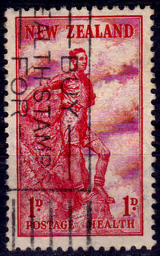 NEW ZEALAND 1937, 1 Oct. HEALTH STAMP, single, UH, CV +/-R 75.00, view scans