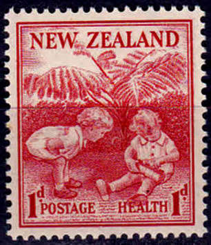 NEW ZEALAND 1938, 1 Oct. HEALTH STAMP, single, MNH, CV +/-R 190.00, view scans